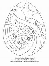 Easter Egg Pages Coloring Pattern Colorful Eggs Osterei Printable Ostern Colouring Coloringpagesonly Ausmalbilder Kerstin Weihe Mandala Malen Color Simple Printables sketch template