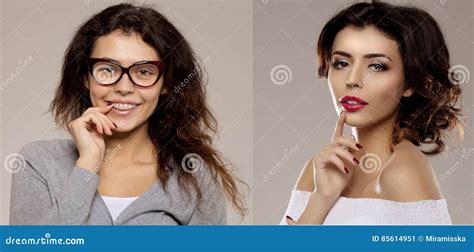 Before After Nerd Girl Turns Into A Beauty Queen Ugly Duck Beauty