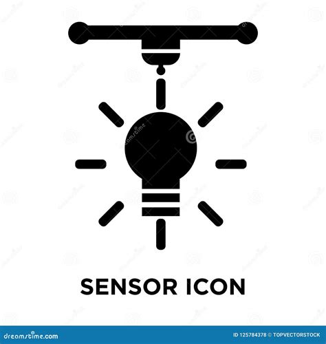 sensor icon vector isolated  white background logo concept  stock vector illustration