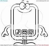 Phone Coloring Pages sketch template