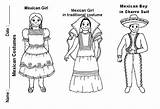 Coloring Mayo Cinco Pages Mexican Everfreecoloring Fiesta Costume sketch template