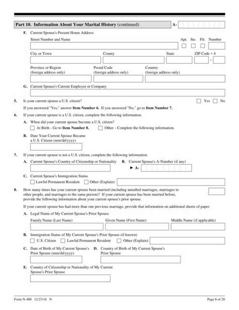 Form I 400 Application For Naturalization Australian Guid Step By
