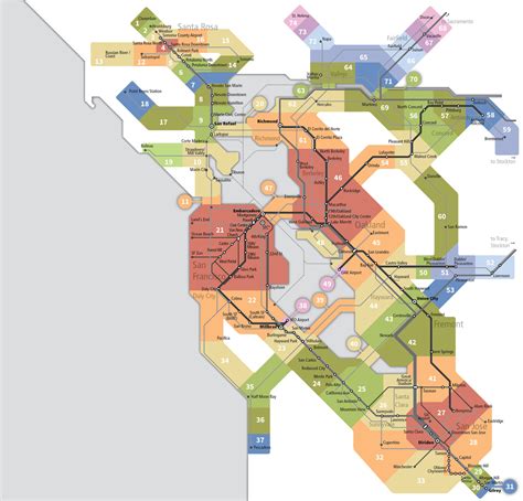 introducing  seamless bay area integrated fare vision map seamless