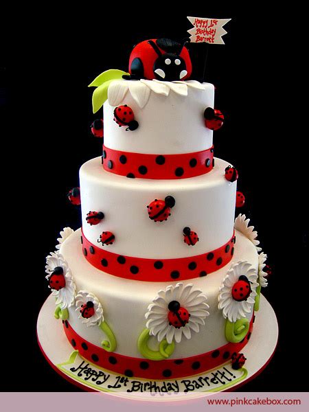 ladybug cakes pink cake box custom cakes