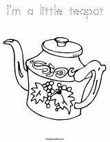 Teapot Coloring Little Favorites Login Add sketch template