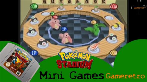 pokemon stadium mini games youtube
