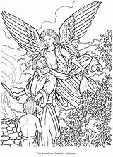 Isaac Sacrifices Sacrificio Isacco Loudlyeccentric Dover Publications sketch template