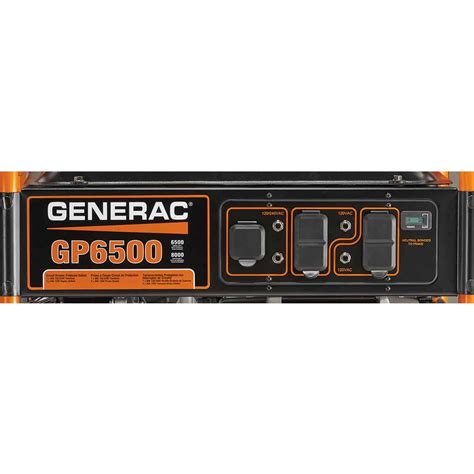 Generac 6500 Watts Orange Portable Generator Stine Home Yard The