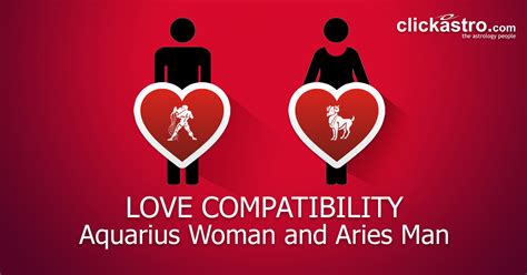 aquarius woman and aries man love compatibility from