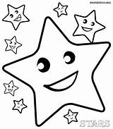 Star Coloring Pages Stars Happy Colorings sketch template