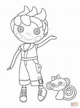 Lalaloopsy Coloring Bender Ace Fender Pages Pet Printable Main Character Pals Print Pdf Drawing Paper sketch template