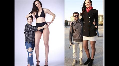 tallest woman ekaterina lisina in the world record 2017 youtube