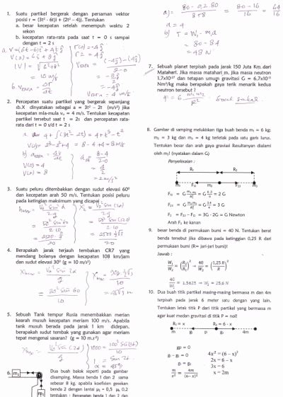 Bank soal fisika kelas xi semester 2