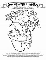 Pirate Bear Tuesday Coloring Dulemba sketch template