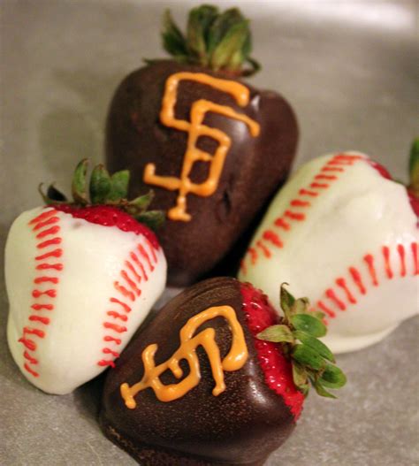baseball  team logo themed chocolate dipped strawberries strawberry dip chocolate dipped