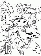 Coloring Pages Mcqueen Lightning Light Cartoons Popular sketch template