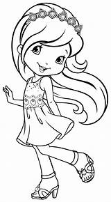 Strawberry Shortcake Coloring Pages Berrykins Print Mermaid sketch template