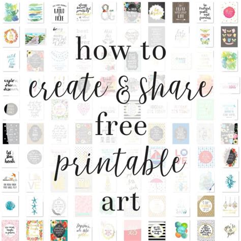 create  printables