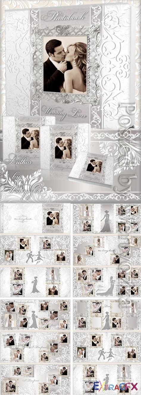 Wedding Photo Album With Decorative Ornaments Design Extragfx Free