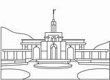 Lds Temple Coloring Pages Clipart Book Temples Outline Kirtland Kids Books Coloringpagebook Template Printable Clip Church Color Primary Templo Print sketch template