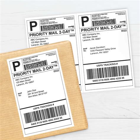 shipping labels  mailing packages  printworks paris corporation