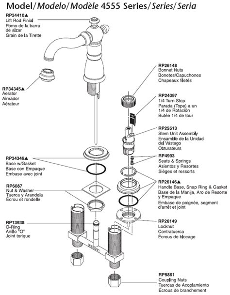 plumbingwarehousecom delta bathroom faucet parts  model