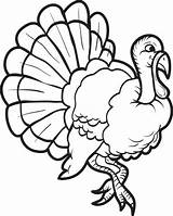 Coloring Turkey Pages Printable Kids Print sketch template
