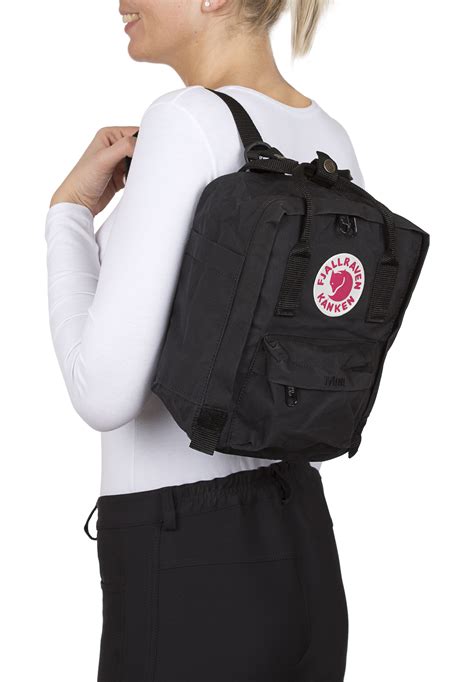 fjaellraeven kanken mini backpack kids black bikestercouk