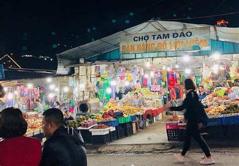 tam dao night market unique highland beauty on the ‘side of ha thanh