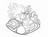 Jotaro Khairi Kujo sketch template