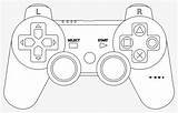 Coloring Ps4 Clipartkey sketch template