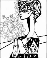 Picasso Weeping Llorando Malvorlage Keilrahmen Stretcher Weinende Frau Terapia Abstrakte Lienzo Estirado Maltherapie Malvorlagen Moderne Leinwand sketch template