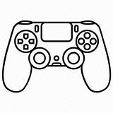 Controller Ps4 Playstation Icon Games Console Coloring Drawing Pages Outline Template Drawings Sketch Game Ps3 Nintendo Switch Xbox Icons Getdrawings sketch template