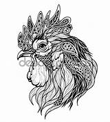 Head Rooster Drawing Tattoo Roosters Stock Vector Depositphotos Diana Tattoos Psychedelic Getdrawings Drawings Ziyaret Et Paintingvalley Visit Choose Board sketch template