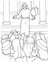 Prophet Sermons4kids Elisha Freecoloringpages Questioned sketch template