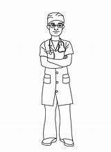 Nurse Male Drawing Coloring Doctor Pages Cartoon Nursing Colouring Hospital Suit Getdrawings Books Appreciation Choose Board sketch template