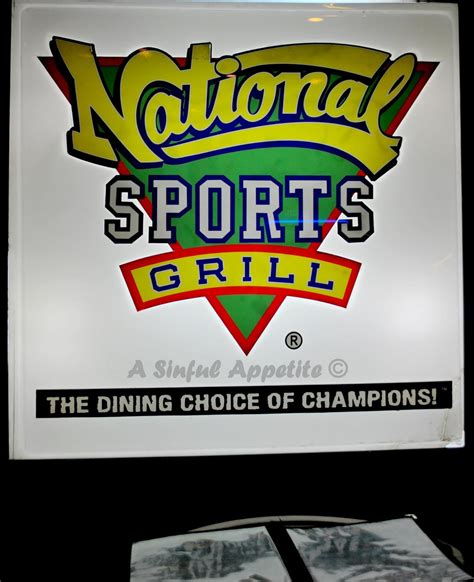 sinful appetite national sports grill