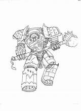 Warhammer 40k sketch template