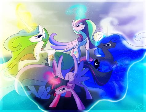 pretty pony princesses   pony friendship  magic photo
