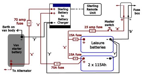 wiring diagram   automatic battery box   batteries   switch   side