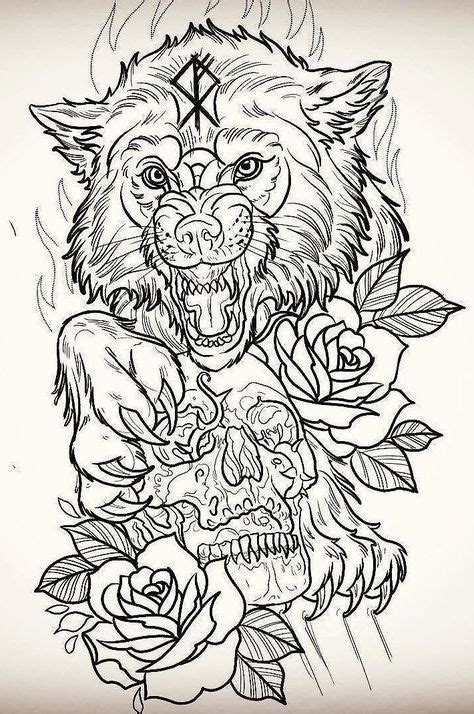 image result  wolf drawing  detail wolf tattoo design animal