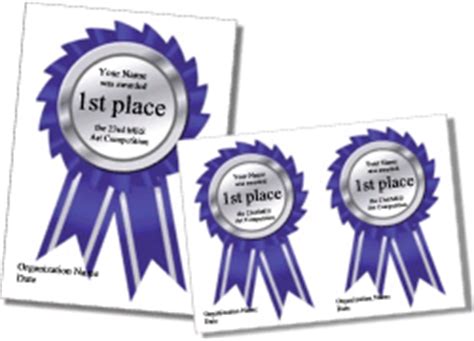 printable trophies trophy certificate templates  personalized