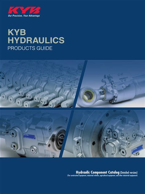 kyb hydraulic parts catalog  machines pump