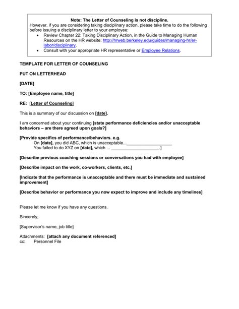 letter  counseling human resources  uc berkeley