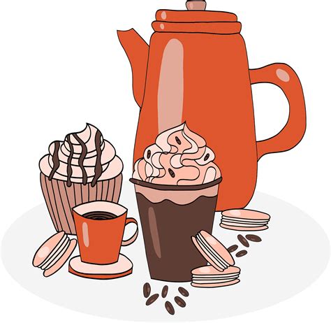 kostenlose kaffee und kuchen kaffee illustrationen pixabay