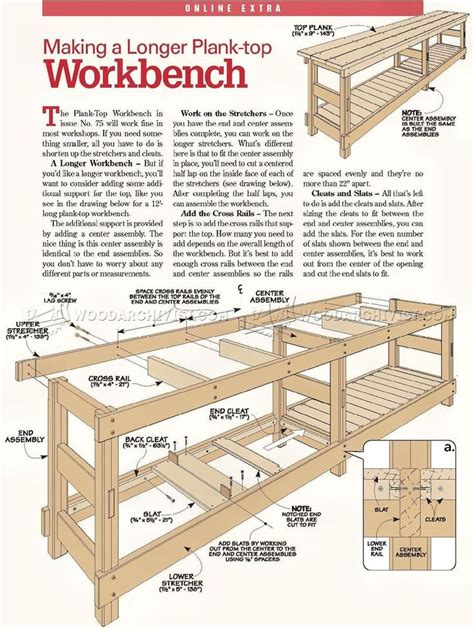 workbench plans   ofwoodworking