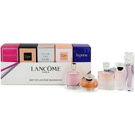 lancome  pieces mini perfumes gift set  pcs  women