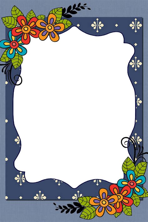 decorative png frame frame border design colorful borders design