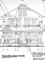 Drawing Architectural Front Color Elevation Paint Architects Oldhouseguy sketch template