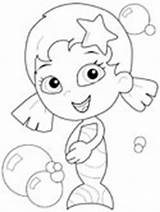 Coloring Oona Guppies Bubble Pages Bubbles Cartoons Ws Surrounded sketch template
